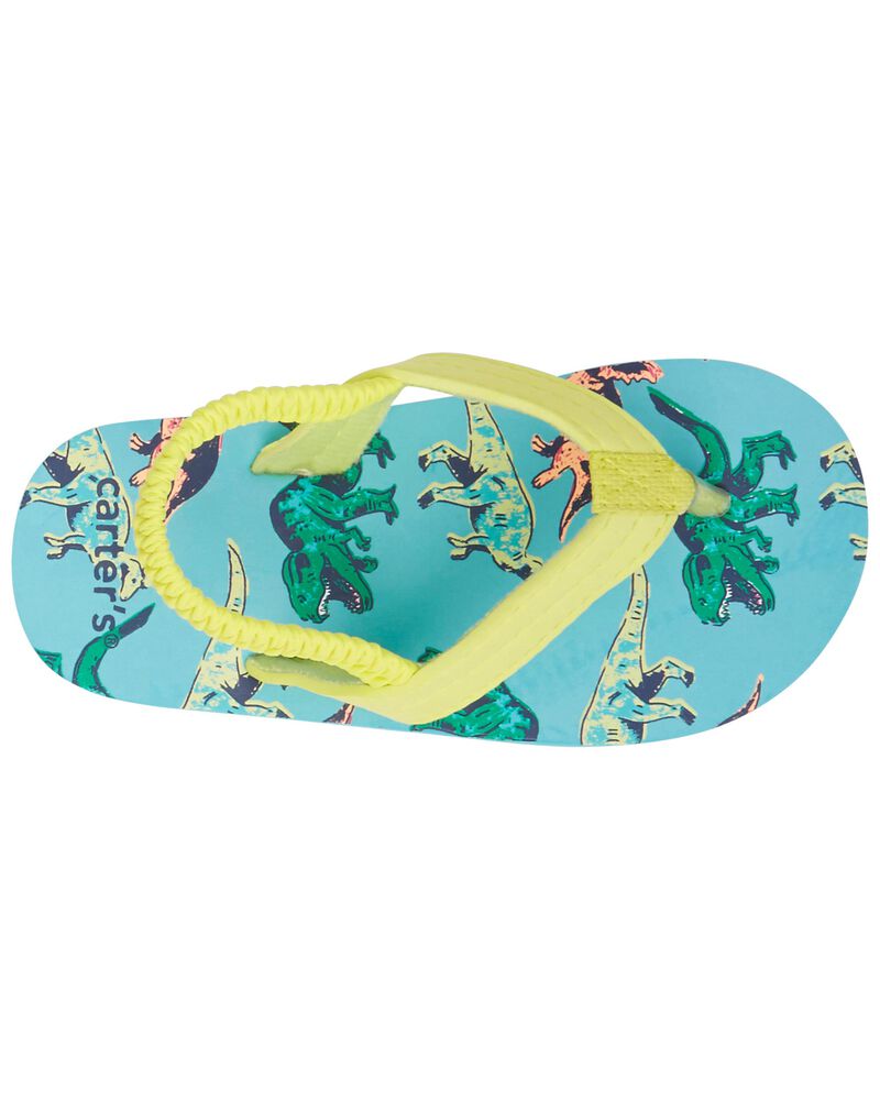 Dinosaur Flip Flops, image 3 of 4 slides