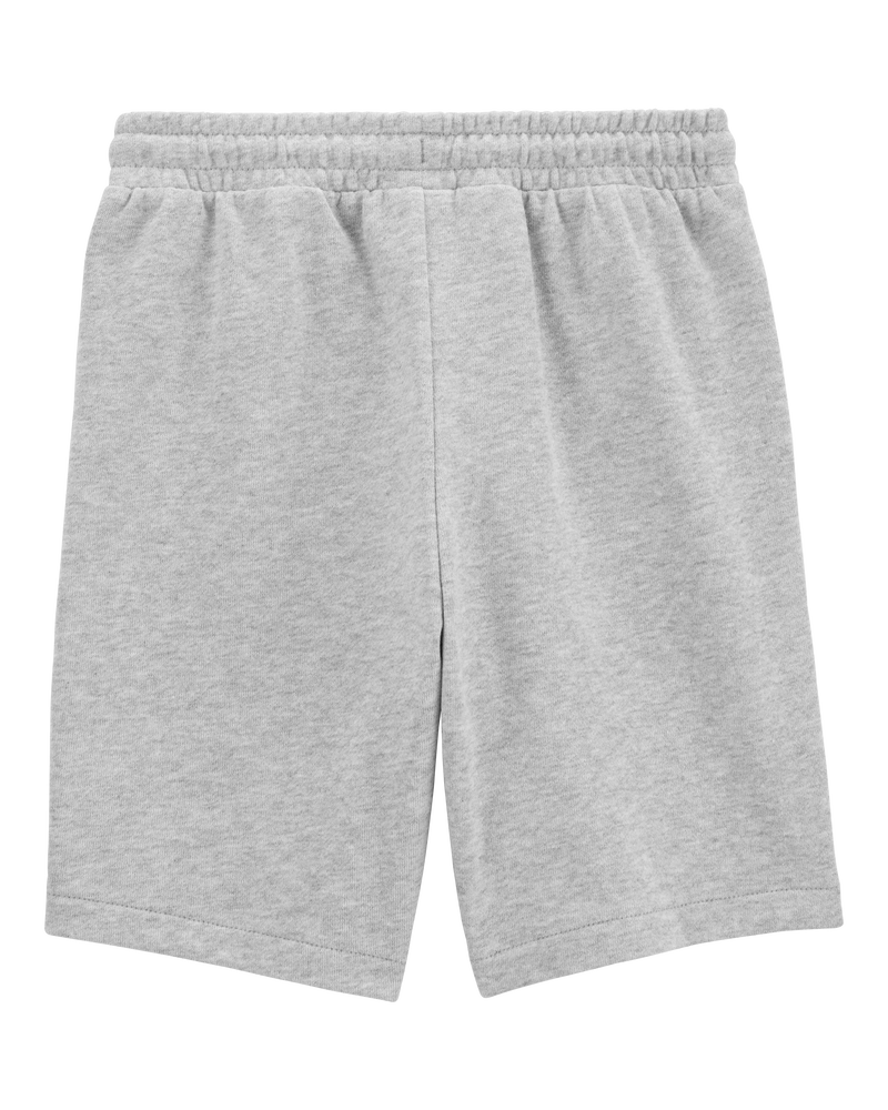 Kid Drawstring Lounge Short - Grey, image 2 of 4 slides