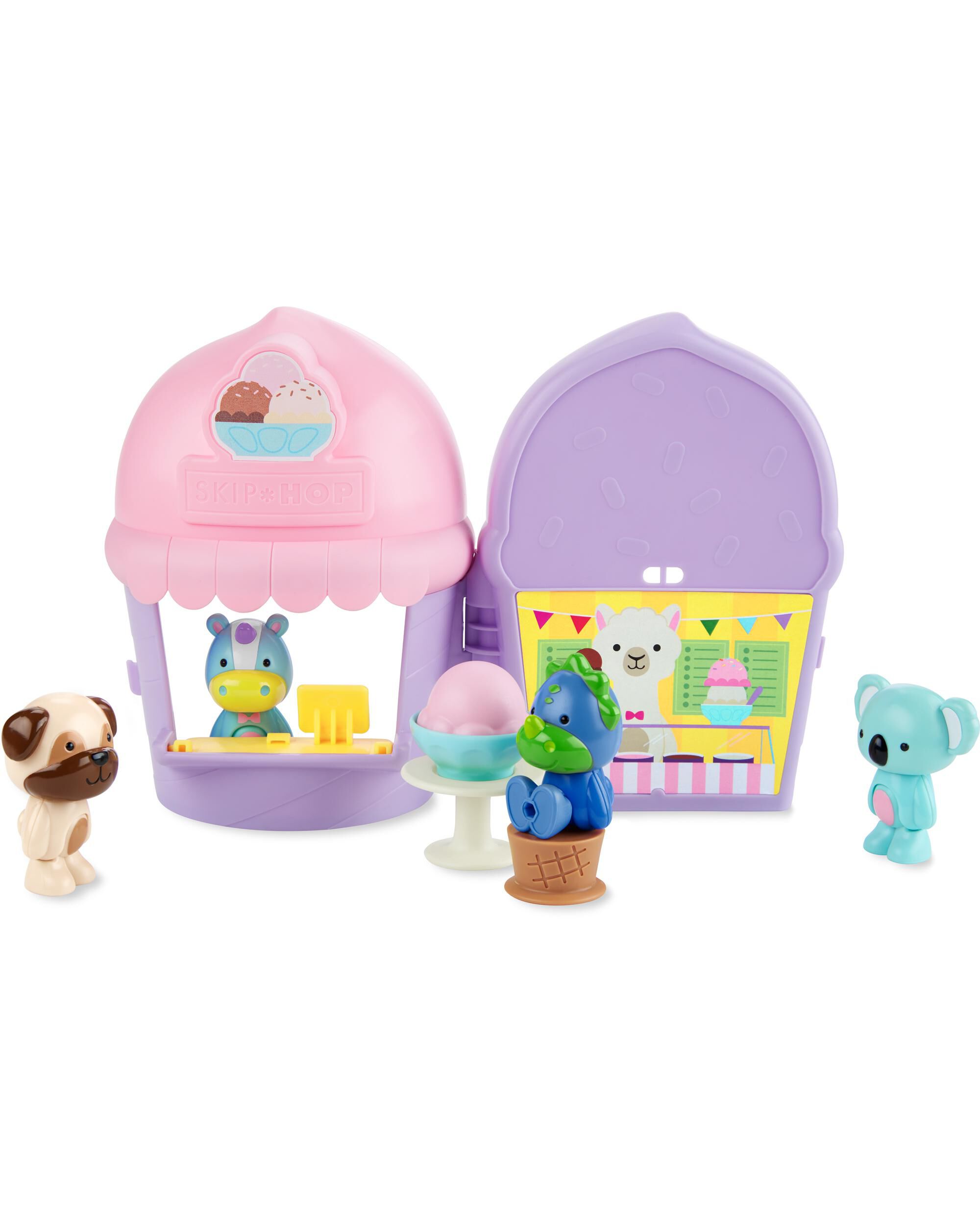 Zoo Crew Ice Cream Shoppe Playset Toy, image 3 of 4 slides