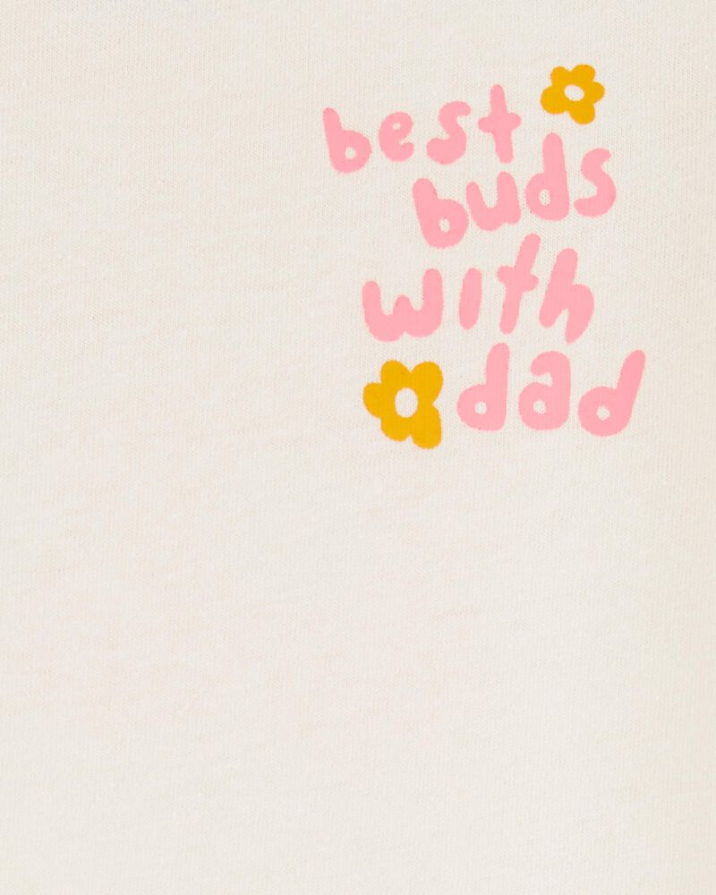 Baby Best Buds With Dad Cotton Bodysuit, image 3 of 4 slides