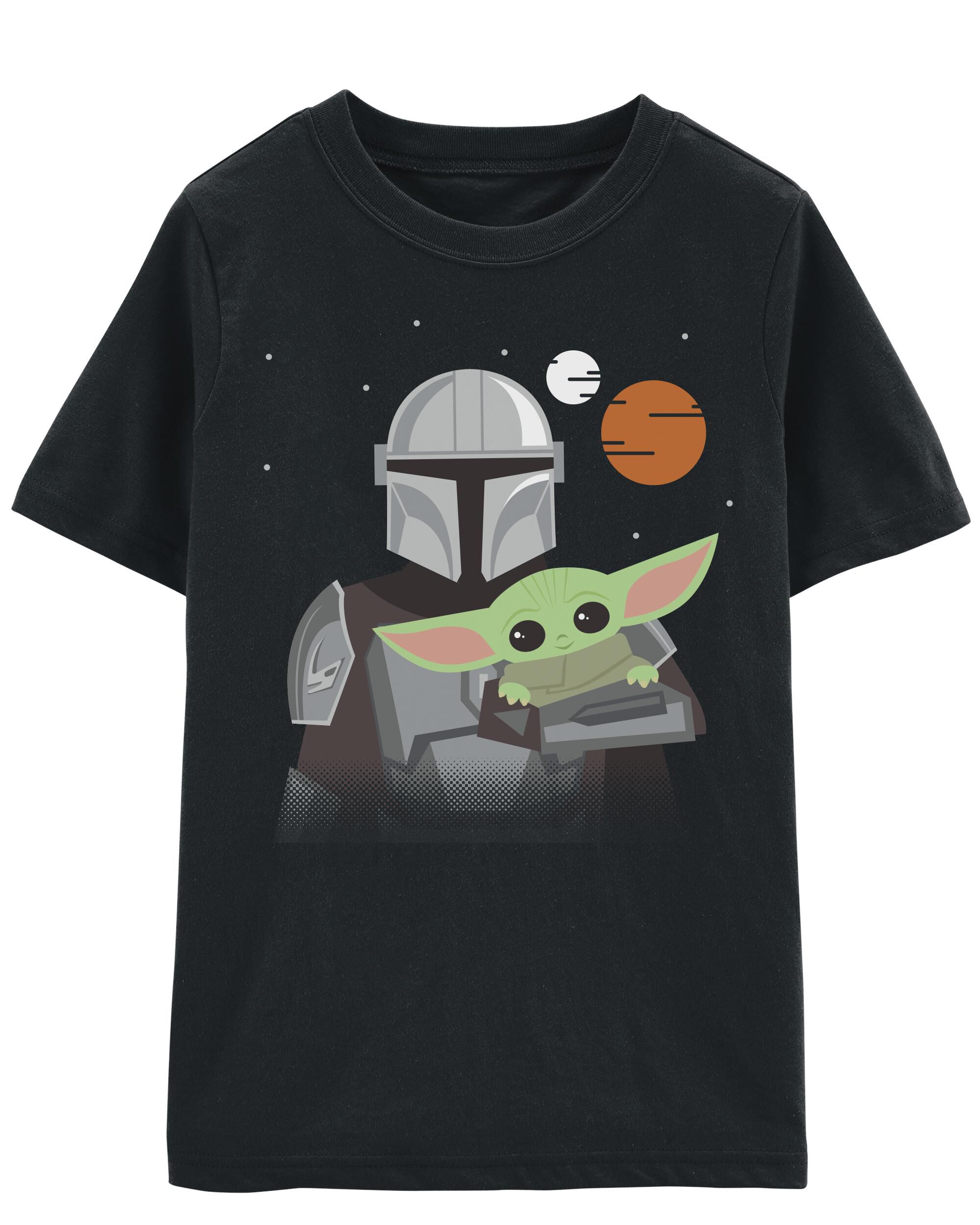Kid Glow in the Dark Baby Yoda Tee