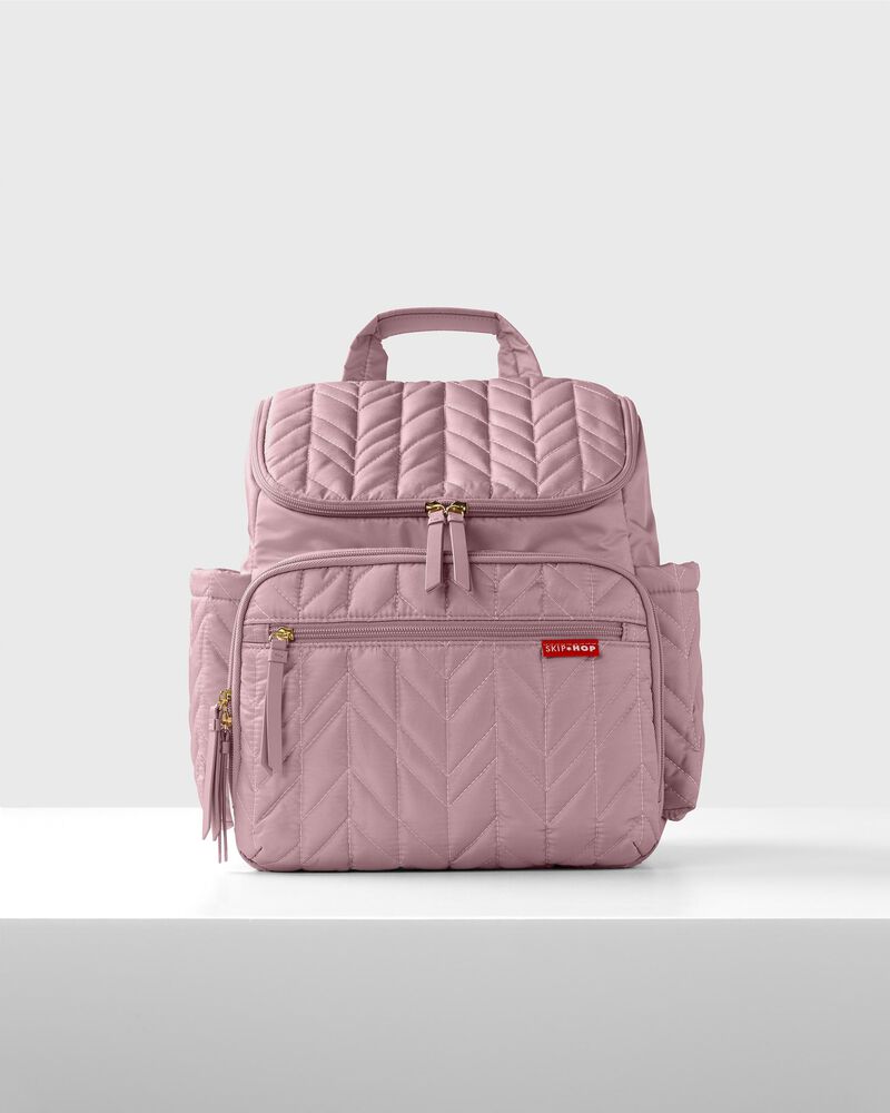 Forma Backpack Diaper Bag - Mauve, image 1 of 9 slides