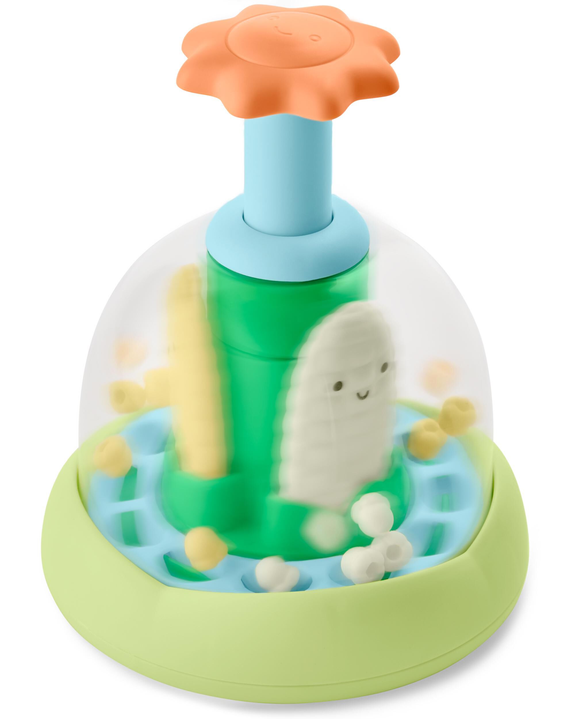 Farmstand Push Spin Baby Toy