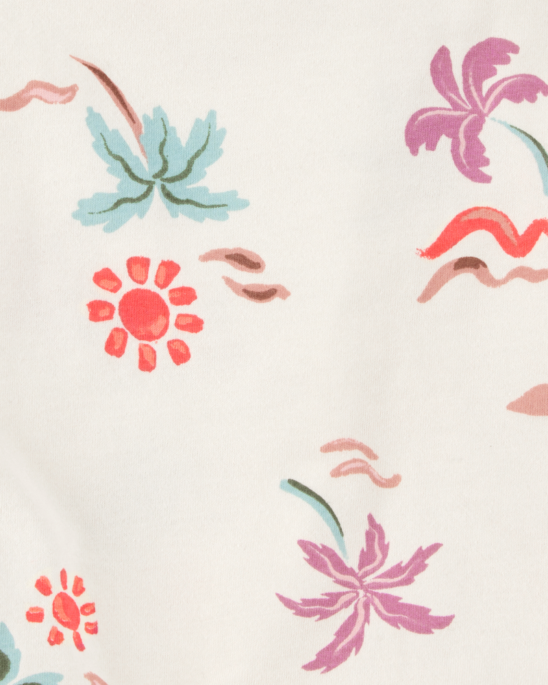 Baby Beach Print Cotton Romper, image 2 of 4 slides