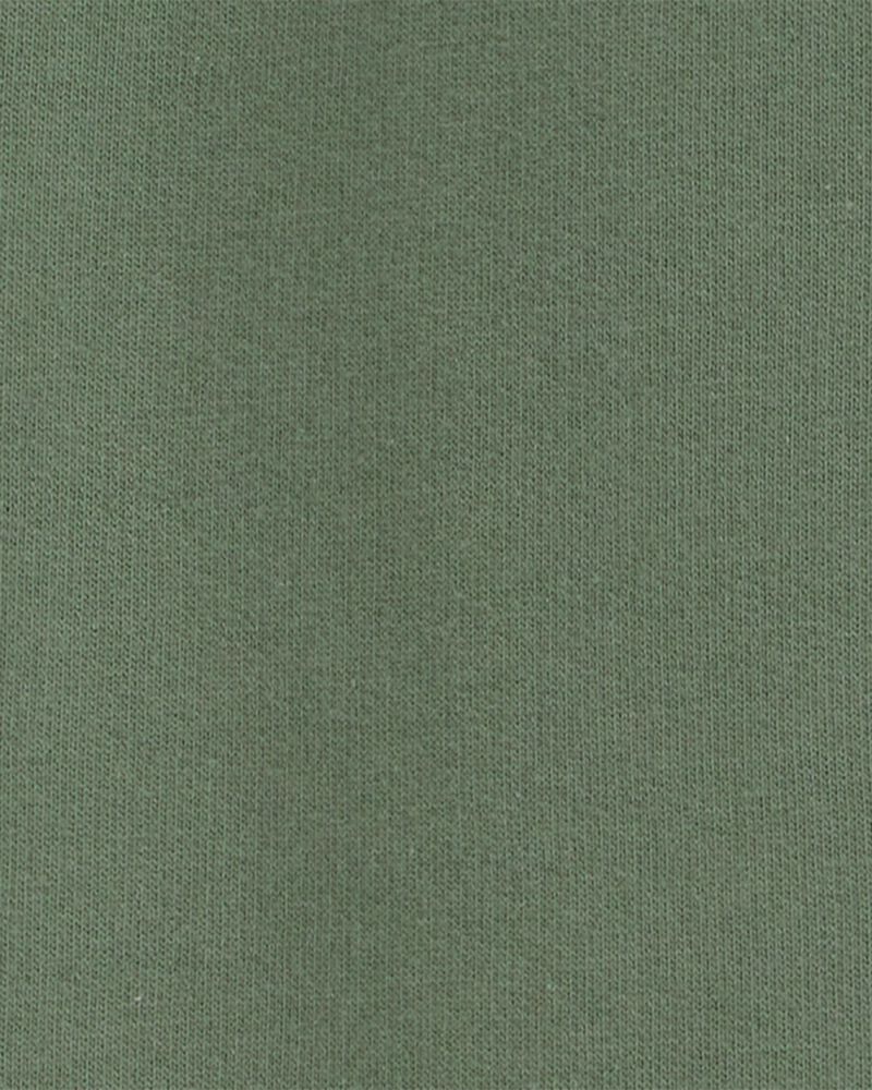 Kid Pull-On Drawstring Joggers - Green, image 3 of 4 slides