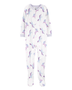 Kid 1-Piece Unicorn Fleece Footie Pajamas, image 1 of 3 slides