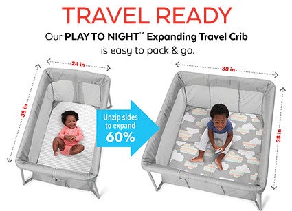 skip hop travel crib