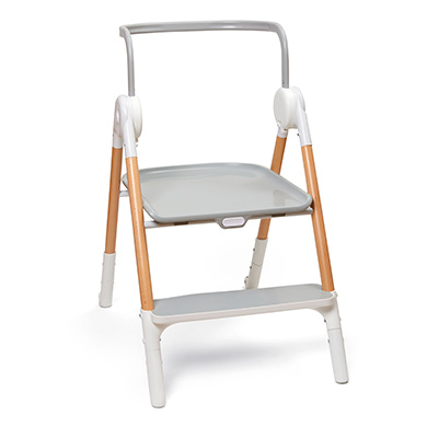Sit-To-Step Chair Grey High