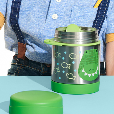 jar lid open of 
ZOO® Insulated Food Jar