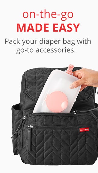 Skip hop top baby diaper bag