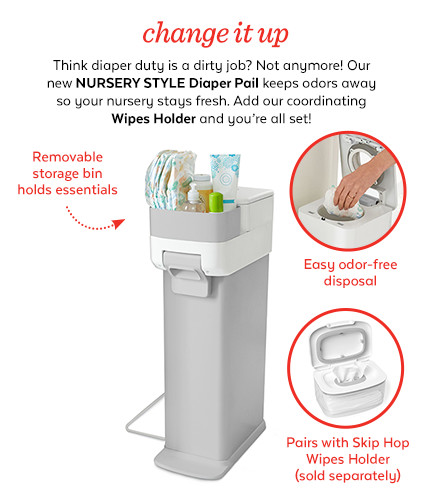 NURSERY STYLE Diaper Pail