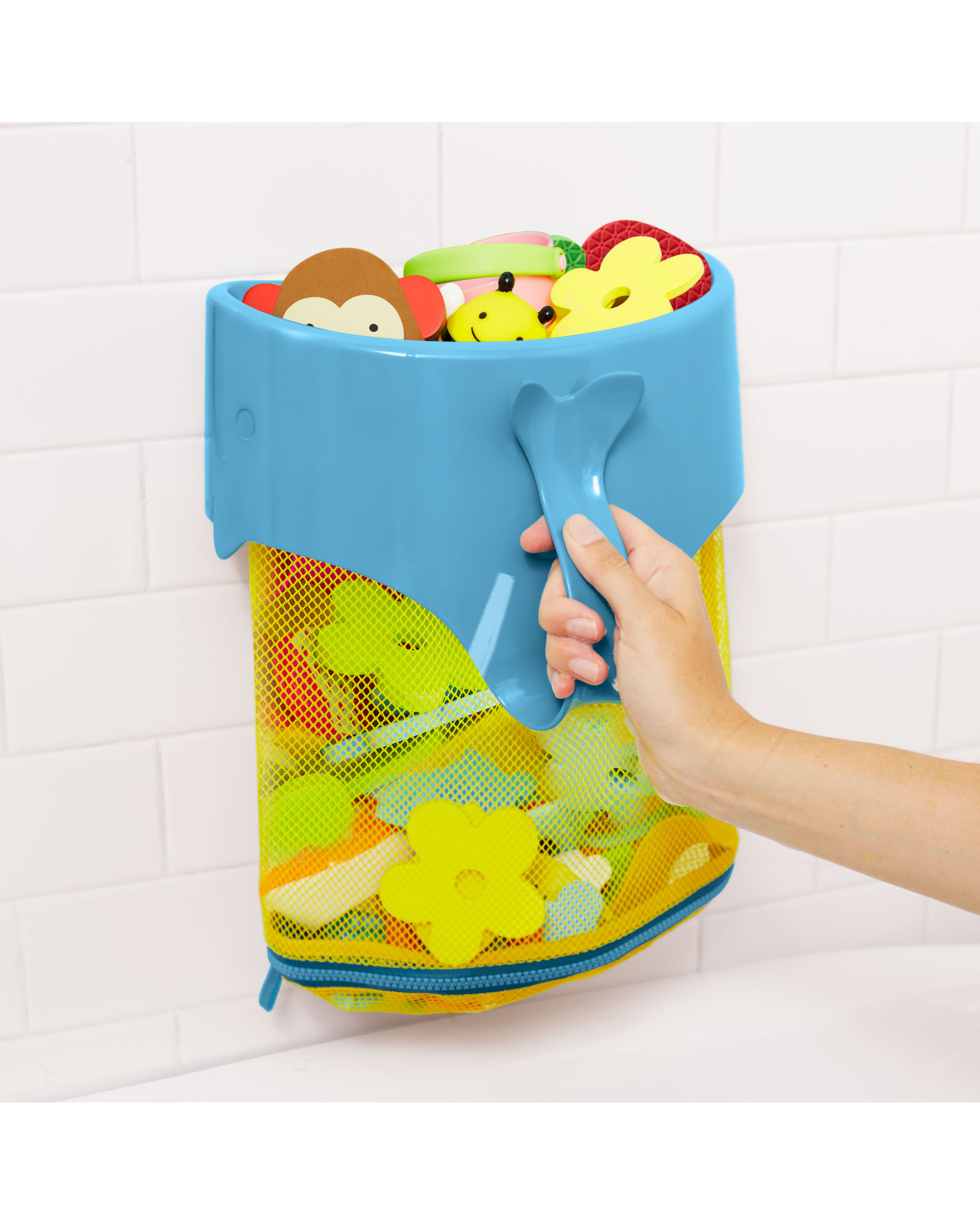 skip hop corner bath toy organizer