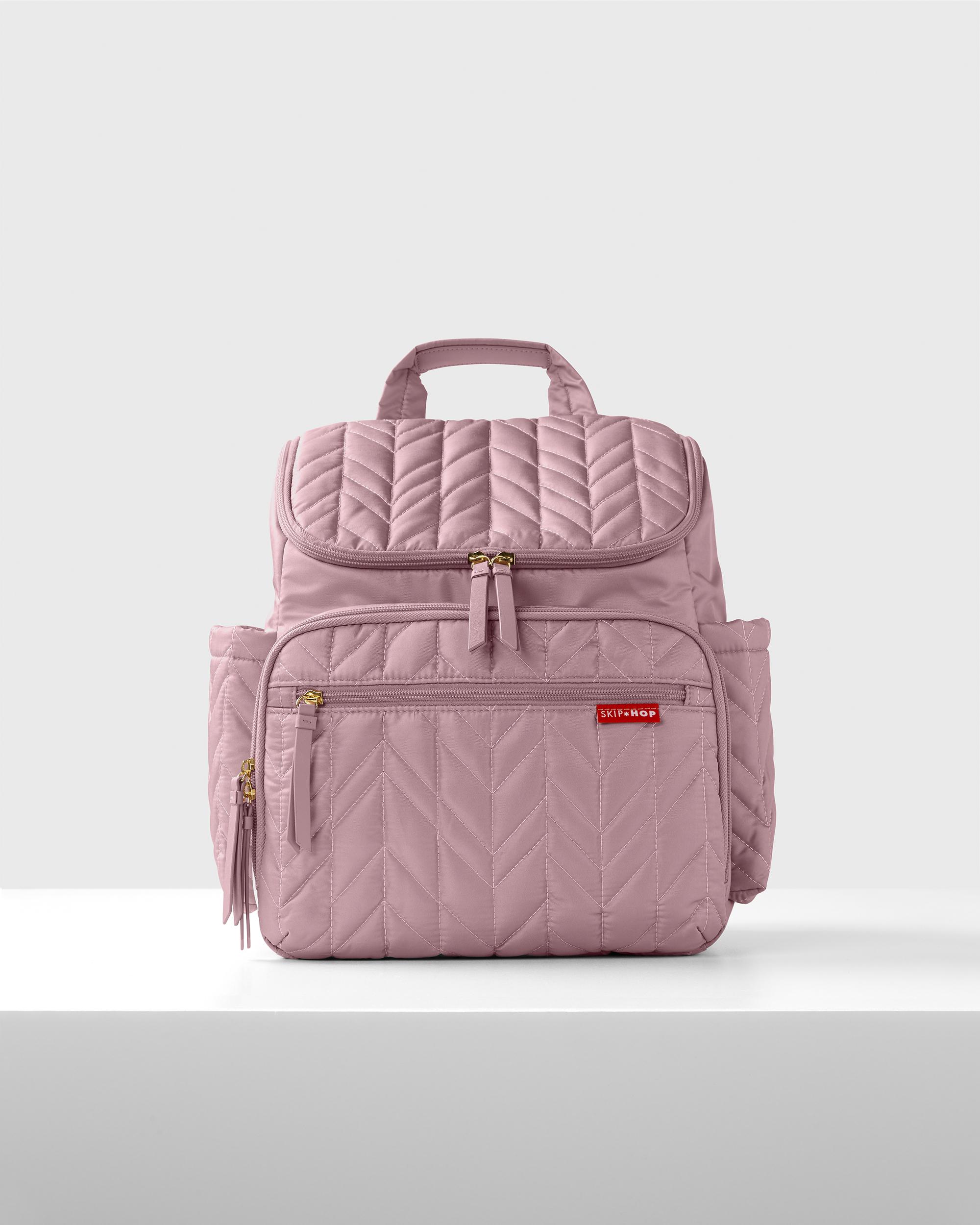Mauve Forma Diaper Backpack - Mauve | skiphop.com