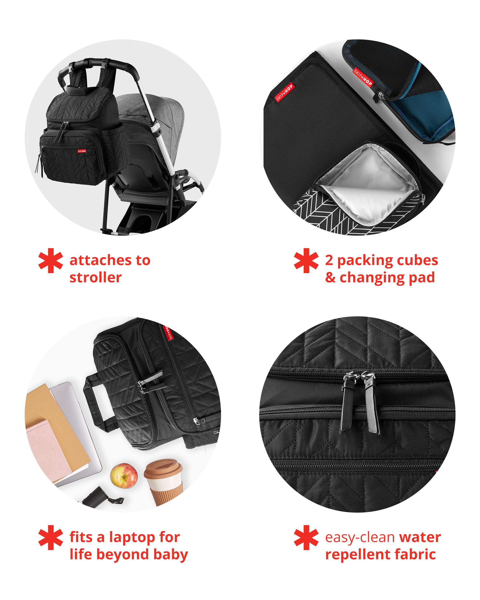 Black Forma Backpack Diaper Bag | skiphop.com